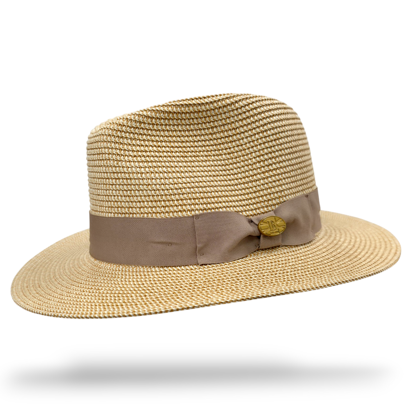 Summer Straw Fedora Hat
