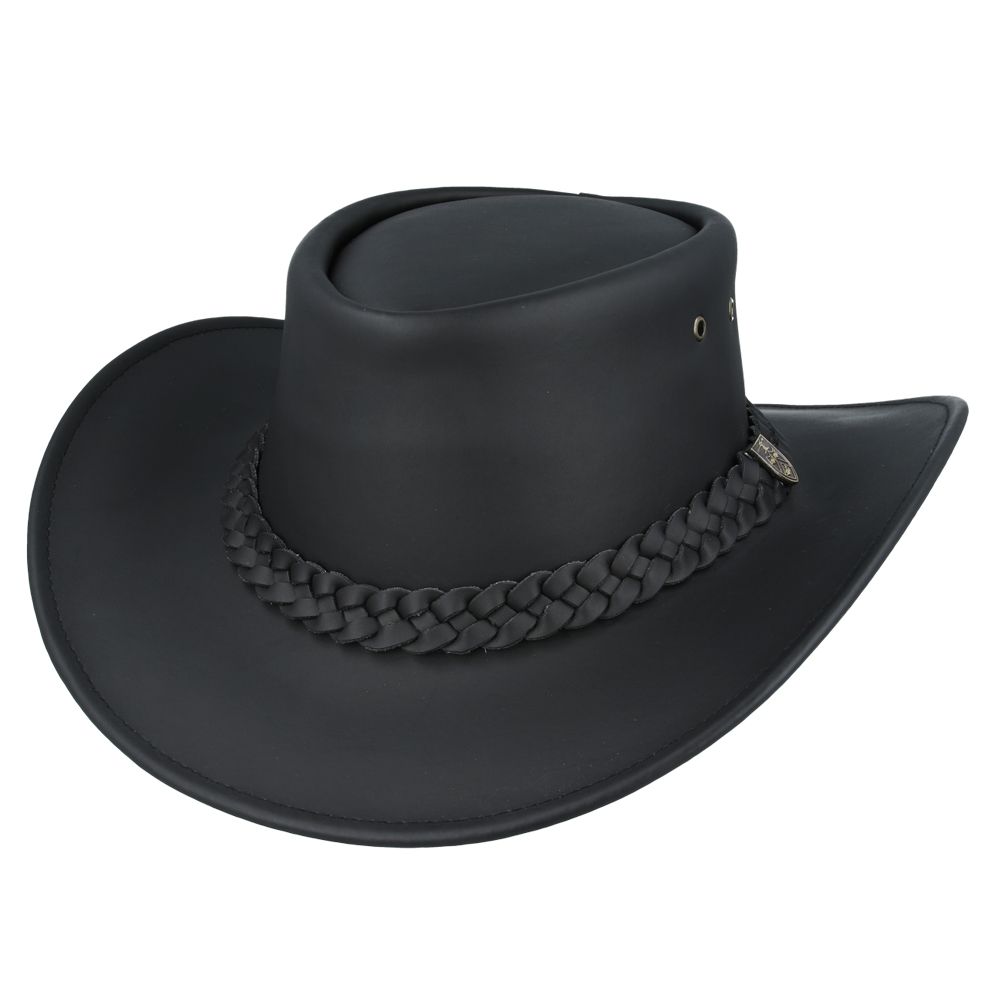 Real Leather Gladwin Bond Australian Style Buffalo Cowboy Hat
