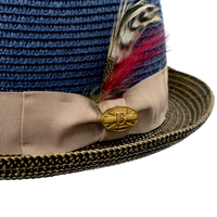Bullantic Paper Straw Diamond Crown Hat