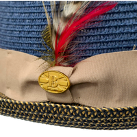 Bullantic Paper Straw Diamond Crown Hat