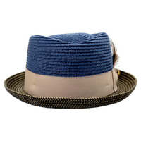 Bullantic Paper Straw Diamond Crown Hat
