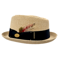 Bullantic Paper Straw Diamond Crown Hat