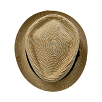 Bullantic Paper Straw Diamond Crown Hat