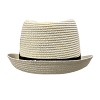 Summer Paper Straw Trilby Hat