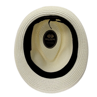 Summer Paper Straw Trilby Hat
