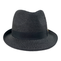 Summer Straw Trilby Hat