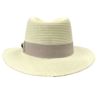Bullantic Maz Straw Fedora Hat With Band