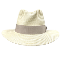 Bullantic Maz Straw Fedora Hat With Band