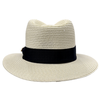 Bullantic Maz Straw Fedora Hat With Band