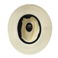 Bullantic Maz Straw Fedora Hat With Band