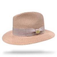 Bullantic Summer Paper Straw Fedora Hat