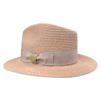 Bullantic Summer Paper Straw Fedora Hat