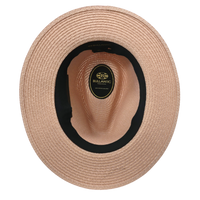 Bullantic Summer Paper Straw Fedora Hat