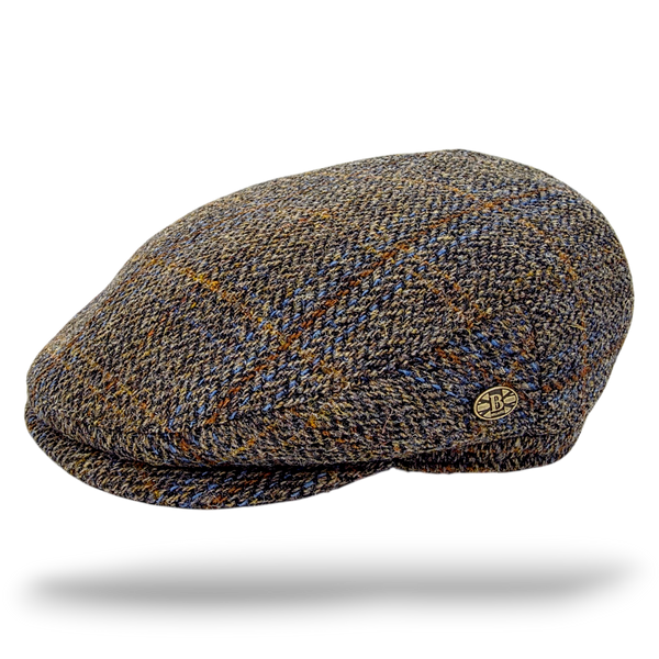 Harris Tweed Wool Flat Cap