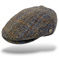 Harris Tweed Wool Flat Cap