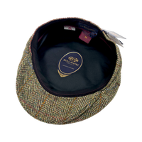 Harris Tweed Wool Flat Cap