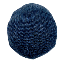 Harris Herringbone Wool Flat Cap