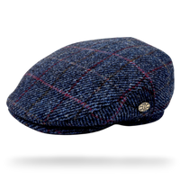 Harris Tweed Wool Flat Cap
