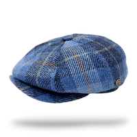 Harris Tweed Wool Newsboy Cap