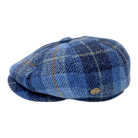 Harris Tweed Wool Newsboy Cap