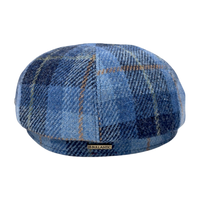 Harris Tweed Wool Newsboy Cap