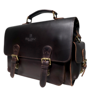 Bullantic Artisan Satchel — Men's Vintage Crazy Horse Leather Briefcase
