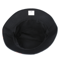 Maz Reversible Zebra Pattern Fisherman Bucket Hat