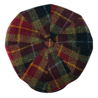 Harris Tweed Wool Newsboy Cap