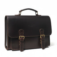 Bullantic Artisan Satchel — Men's Vintage Crazy Horse Leather Briefcase