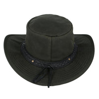 Premium Gladwin Bond Aussie Bush Style Western Outback Waxed Cotton Cowboy Hat