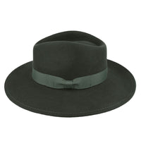 Wide Brim Wool Crushable Fedora Hat