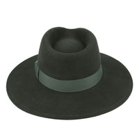 Wide Brim Wool Crushable Fedora Hat