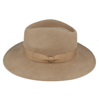 Wide Brim Wool Crushable Fedora Hat