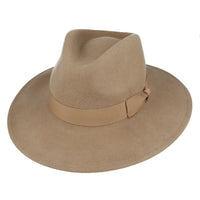 Wide Brim Wool Crushable Fedora Hat