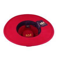 Wide Brim Wool Crushable Fedora Hat