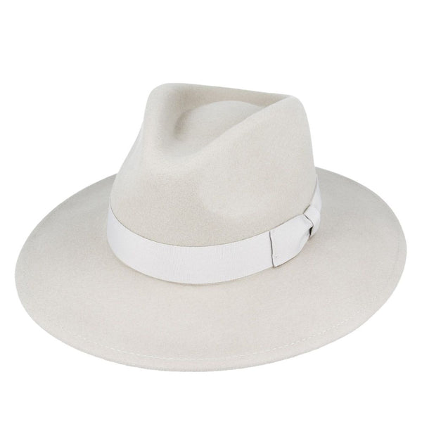 Wide Brim Wool Crushable Fedora Hat