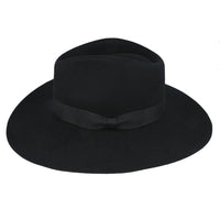 Bullantic Premium Maz Stiff Wide Brim Wool Fedora Hat