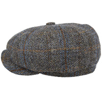 Harris Tweed Wool Newsboy Cap