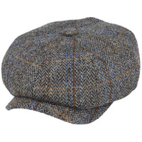 Harris Tweed Wool Newsboy Cap