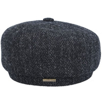 Harris Tweed Wool Herringbone Newsboy Cap