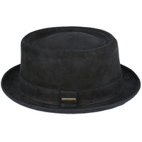 Premium Bullantic Gladwin Bond Leather Pork Pie Hat