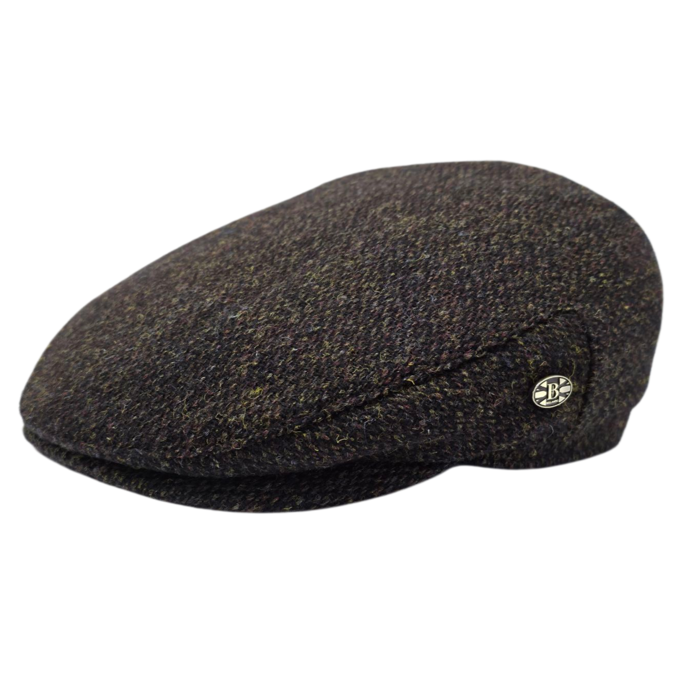 Harris Tweed Wool Flat Cap