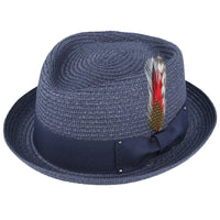 Bullantic Paper Straw Diamond Crown Hat