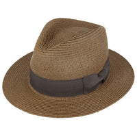 Bullantic Summer Paper Straw Fedora Hat