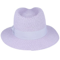 Bullantic Summer Paper Straw Fedora Hat