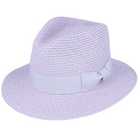 Bullantic Summer Paper Straw Fedora Hat