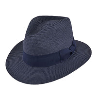 Bullantic Summer Paper Straw Fedora Hat