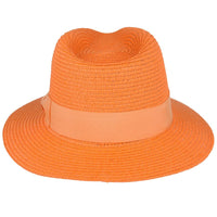 Bullantic Summer Paper Straw Fedora Hat