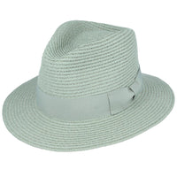 Bullantic Summer Paper Straw Fedora Hat