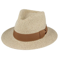 Bullantic Summer Paper Straw Fedora Hat